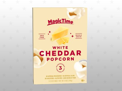 Magic Time pop corn White Cheddar 12st/frp