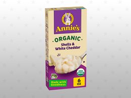 Annies Shells White Cheddar Organic 12st/förp